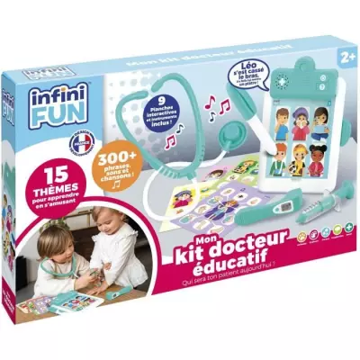 Kit Docteur - KD - Mon Kit Docteur Éducatif - 300+ phrases, 15 thèmes - 2 ans Kit Docteur - KD - Mon Kit Docteur Éducatif - 300+ phrases, 15 thèmes - 2 ans
