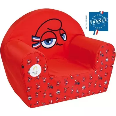 Fauteuil club JEUX OLYMPIQUES PARIS 2024 - Original France - Dimensions colis: 29x55x33 cm