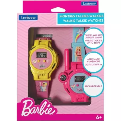 Montre digitale Barbie avec talkie-walkie jusqu'à 200m