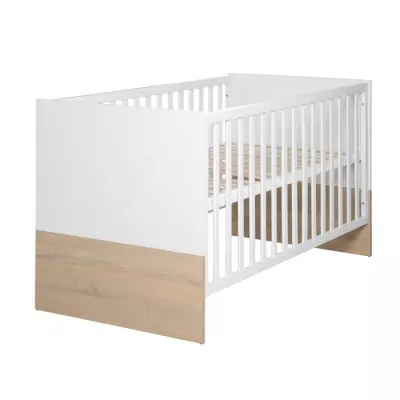 Ensemble Chambre Bébé ROBA - Gabriella - Lit Evolutif + Commode Compacte