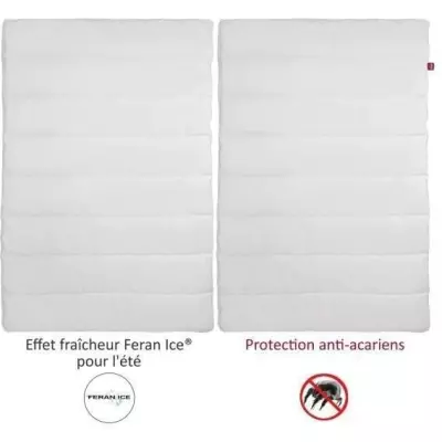 Couette 4 Saisons ANTI-ACARIENS 140x200cm - Fabriqué en France Couette 4 Saisons ANTI-ACARIENS 140x200cm - Fabriqué en France