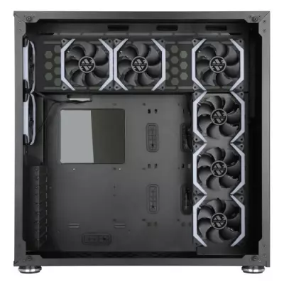 Boîtier PC ABKONCORE R780 Sync - Éclairage RGB - Noir - Verre trempé - E-ATX
