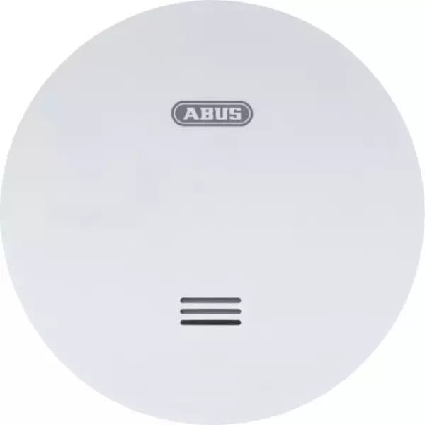 Détecteur de fumée - ABUS - RWM160 - Design ultraplat - Protection 40 m² - Alarme 85 dB - Pile lithium 10 ans