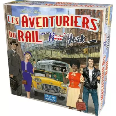 Jeu de société Les Aventuriers du Rail : New York - Compact et excitant