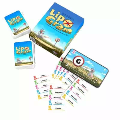 Jeu de société Lipogram - Asmodee : Fais deviner ton mot ! Jeu de société Lipogram - Asmodee : Fais deviner ton mot !