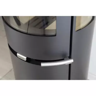 Poêle à bois ADURO 9.5 - Puissance 6 KW - Noir