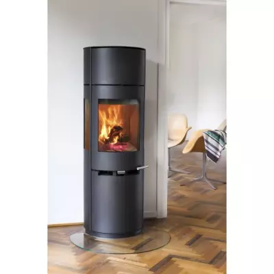 Poêle à bois ADURO 9.7 - Noir 6 KW - Compact et Puissant