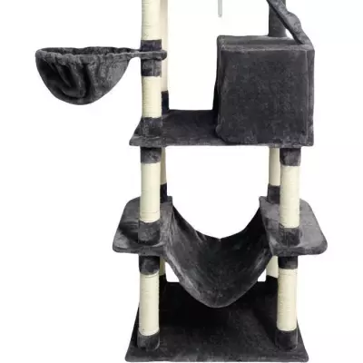 Arbre à chat TAYLOR - Gris foncé - Design complet Arbre à chat TAYLOR - Gris foncé - Design complet