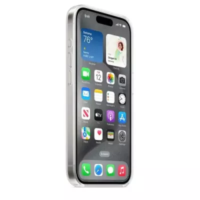 Coque transparente avec MagSafe pour iPhone 15 Pro