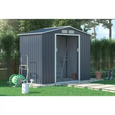 Abri de jardin métal PLUTON 2,71m² - Kit ancrage inclus