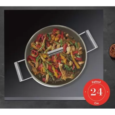 Faitout Arthur Martin AM6523 24 cm - Aluminium Forgé - Induction + Four