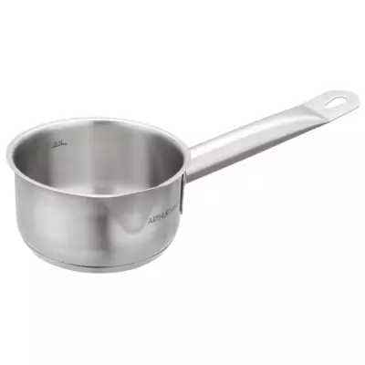 Ensemble de 5 Casseroles Arthur Martin - Acier Inoxydable - Intérieur Satiné - Bec Verseur