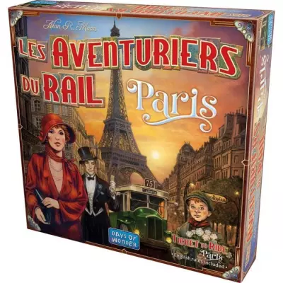 Découvrez Aventuriers du Rail Paris - Asmodee pour les 8 ans et plus