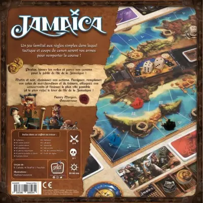 Plongez dans l'aventure avec Jamaica - Jeu de plateau familial 2021