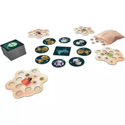 Space Cow | Attrape rêves | Jeu de société | Fun pour les petits | Dimensions: 21x20x8 cm