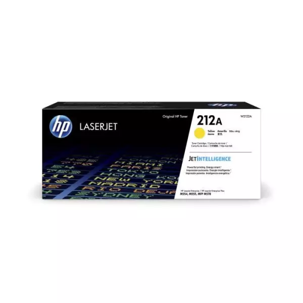 HP Cartouche de toner jaune 212A LaserJet authentique