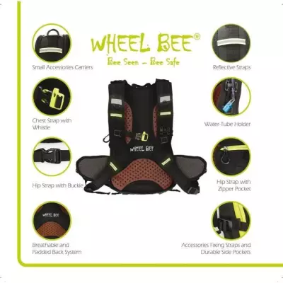 Sac à dos Vélo LED SCHILDKRÖT - Pratique et Lumineux Sac à dos Vélo LED SCHILDKRÖT - Pratique et Lumineux