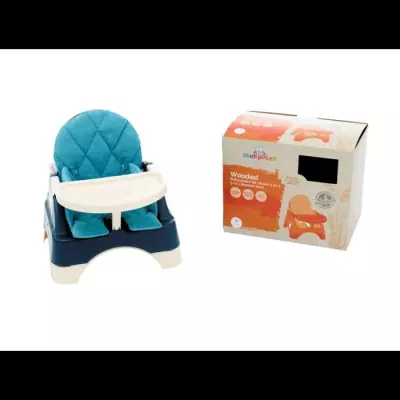 Réhausseur de chaise oketi poketi - bois bleu - Pratique et stylé
