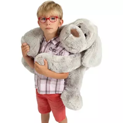 Peluche Gipsy Toys Chien Flatoutou - 50 cm - Gris Peluche Gipsy Toys Chien Flatoutou - 50 cm - Gris