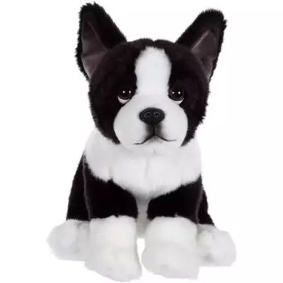 Peluche Chien Bouledogue Français GIPSY TOYS - Assis 25 cm | Peluche de qualité supérieure
