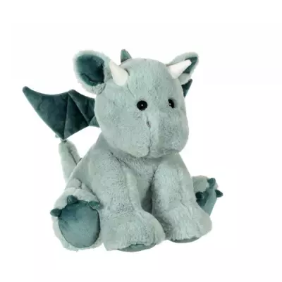 Peluche Dragon Trendy Vert d'Eau 30 cm - Format compact