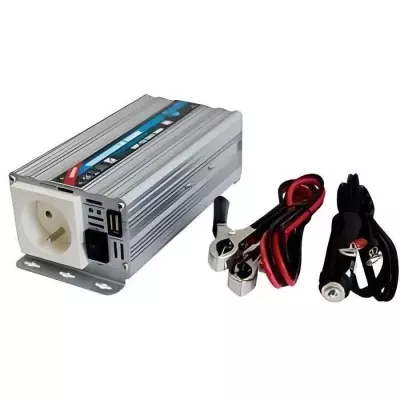 Convertisseur Auto Compact 12/220V 300W avec Prise USB