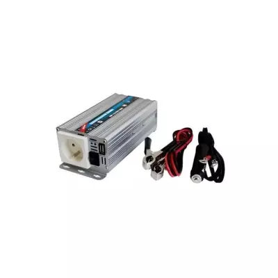 Convertisseur Auto Compact 12/220V 300W avec Prise USB