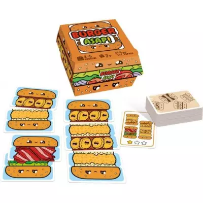 Jeux de société: Burger ASAP - Jeu de rapidité (7ans+) Jeux de société: Burger ASAP - Jeu de rapidité (7ans+)