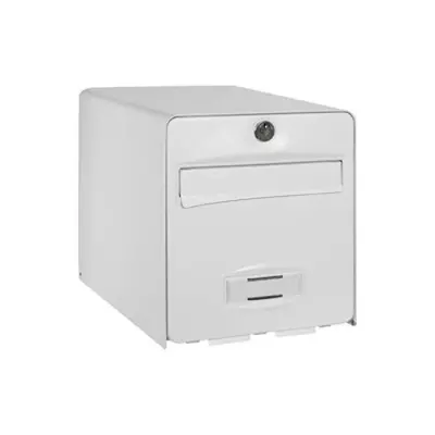 Boîte aux lettres Balthazar en acier galvanisé - Blanc