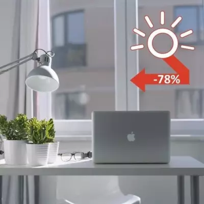 Film Adhésif pour Vitrage - EASY PROTEC - Anti Chaleur