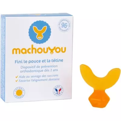 Anneau de dentition Machouyou orange - Fabriqué en France, Plus responsable