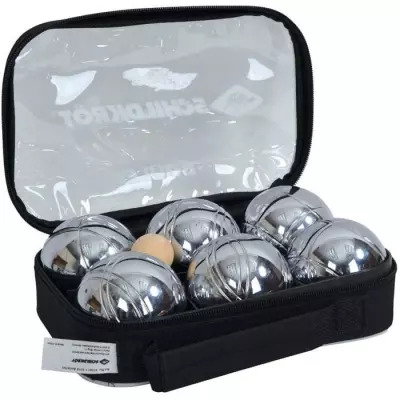 Set de boules de pétanque Schildkrot Argent et Noir - 4000885700084