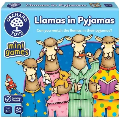Jeu de société - ORCHARD - Llamas in Pyjamas Mini - Multicolore - 2-4 joueurs