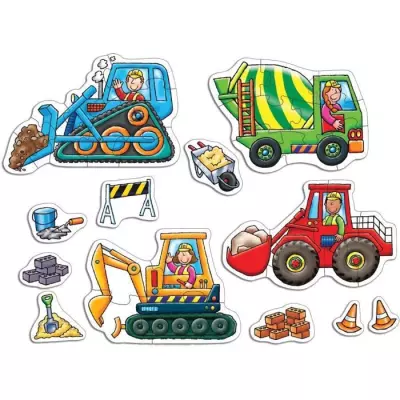 Amusez-vous avec le Puzzle Tracteurs - ORCHARD - Dimensions compactes!