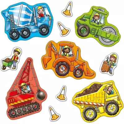 Amusez-vous avec le Puzzle Tracteurs - ORCHARD - Dimensions compactes!