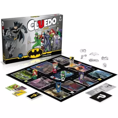 Cluedo Batman: Jeu de société passionnant - 41x27x6 cm