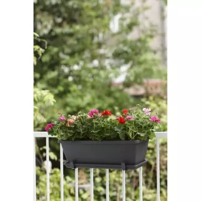 Soucoupe Jardinière Barcelona Anthracite 50 cm - Pratique et Moderne