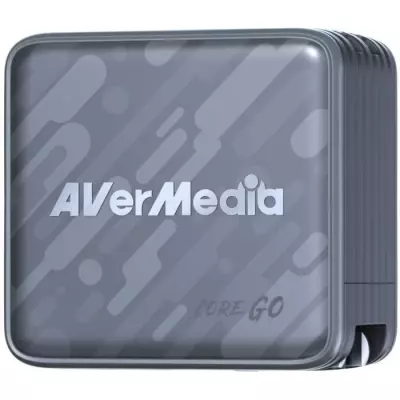 Chargeur GaN Avermedia 100W avec Sortie HDMI 4K - GC313 Noir