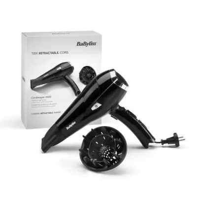 Sèche-cheveux Babyliss D374DE Cordkeeper 2000 compact