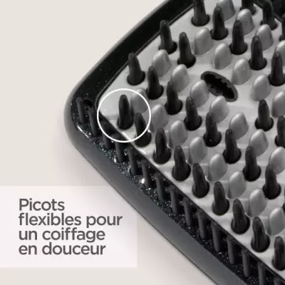 Brosse lissante BaByliss HSB101E - Lissage facile en céramique
