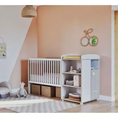 Lit Combiné Evolutif 90x190cm Babyprice Smile - Fabriqué en France