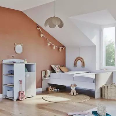 Lit Combiné Evolutif 90x190cm Babyprice Smile - Fabriqué en France