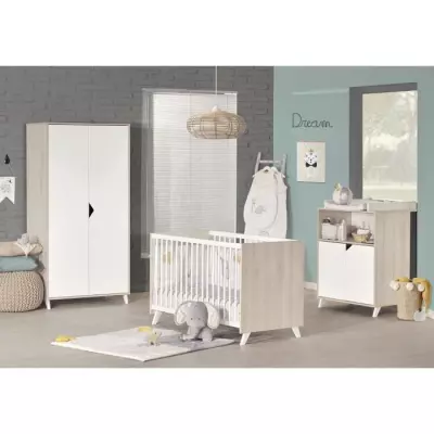 Commode à langer Scandi naturelle - Made in France