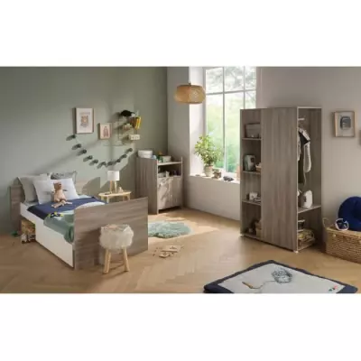 Lit bébé combiné évolutif Babyprice Up - Chêne Lit bébé combiné évolutif Babyprice Up - Chêne