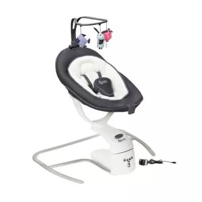 Balancelle bébé électrique Swoon Motion: Assise à 360° - Zinc