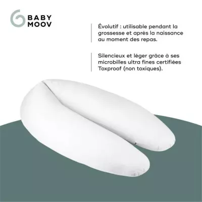 Coussin de Maternité & Allaitement B.LOVE - Remplissage Microbilles ultra-fines