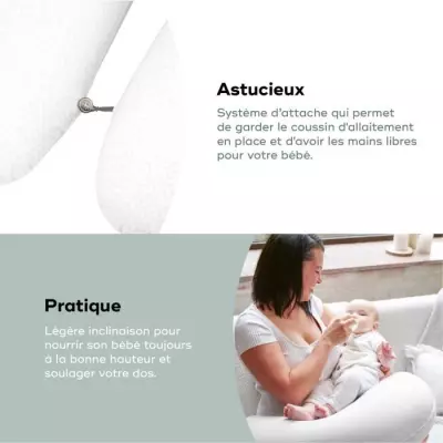 Coussin de Maternité & Allaitement B.LOVE - Remplissage Microbilles ultra-fines