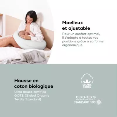 Coussin de Maternité & Allaitement B.LOVE - Remplissage Microbilles ultra-fines