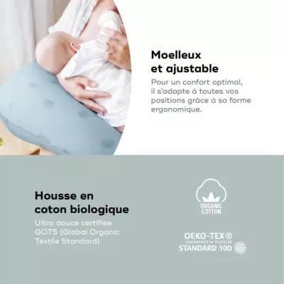 Coussin de Maternité B.LOVE Babymoov - Remplissage Microbilles ultra-fines Coussin de Maternité B.LOVE Babymoov - Remplissage Microbilles ultra-fines