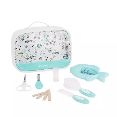 Kit de soin BADABULLE PLOUF pour bébé, 7 accessoires - Set de soin